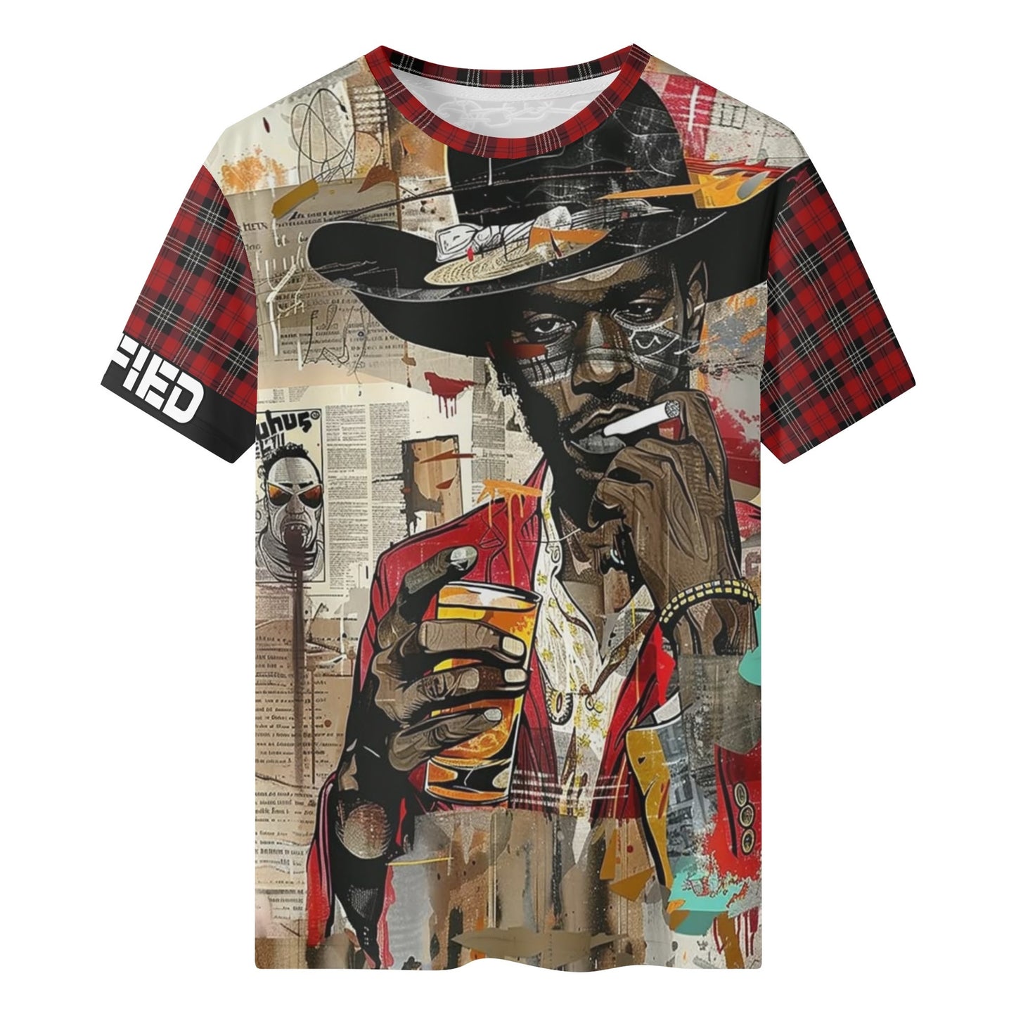 Mens DOPiFiED Black Cowboy 2 Edition Classic T-Shirt
