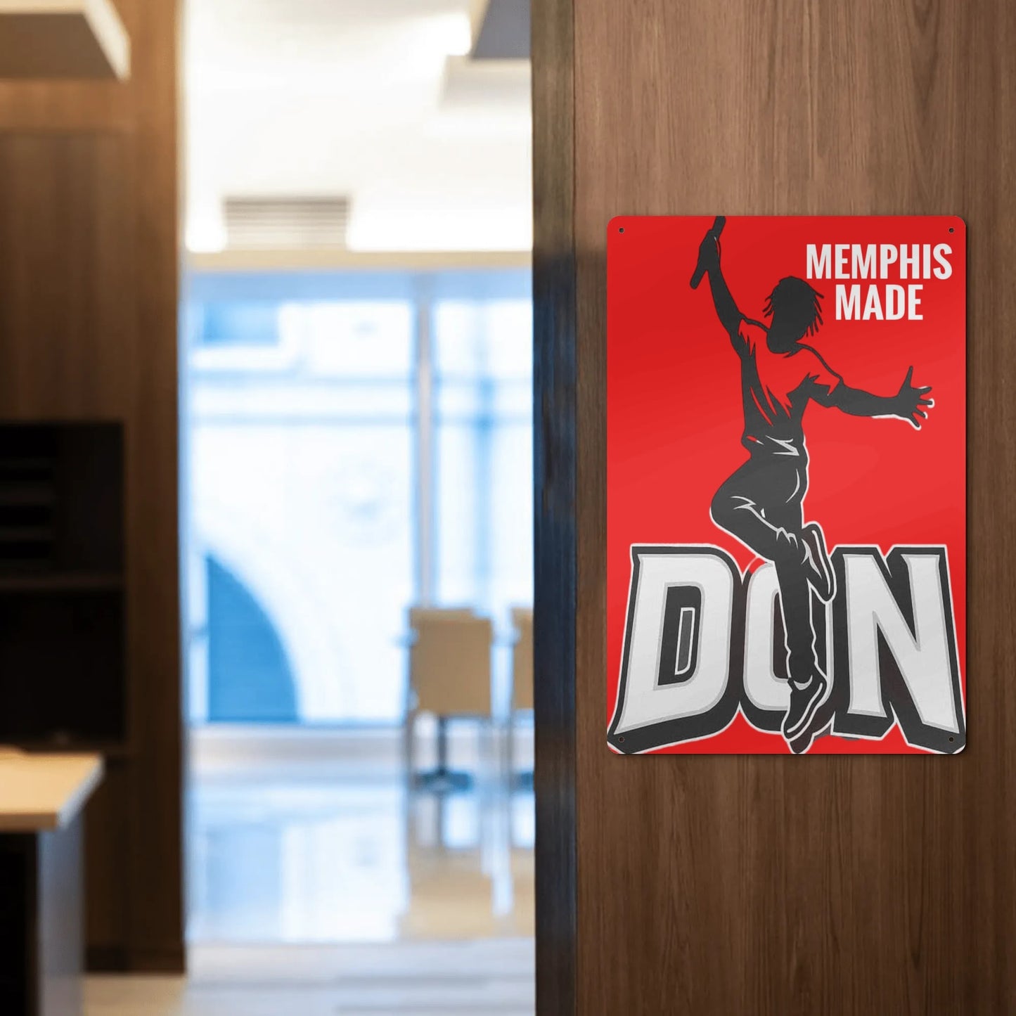 Don Skii Iron Sign Wall Art for Home Decor -Printed in Spain