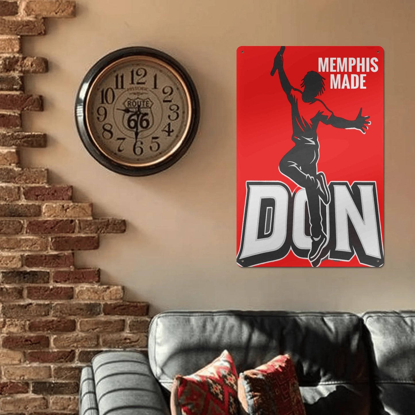 Don Skii Iron Sign Wall Art for Home Decor -Printed in Spain