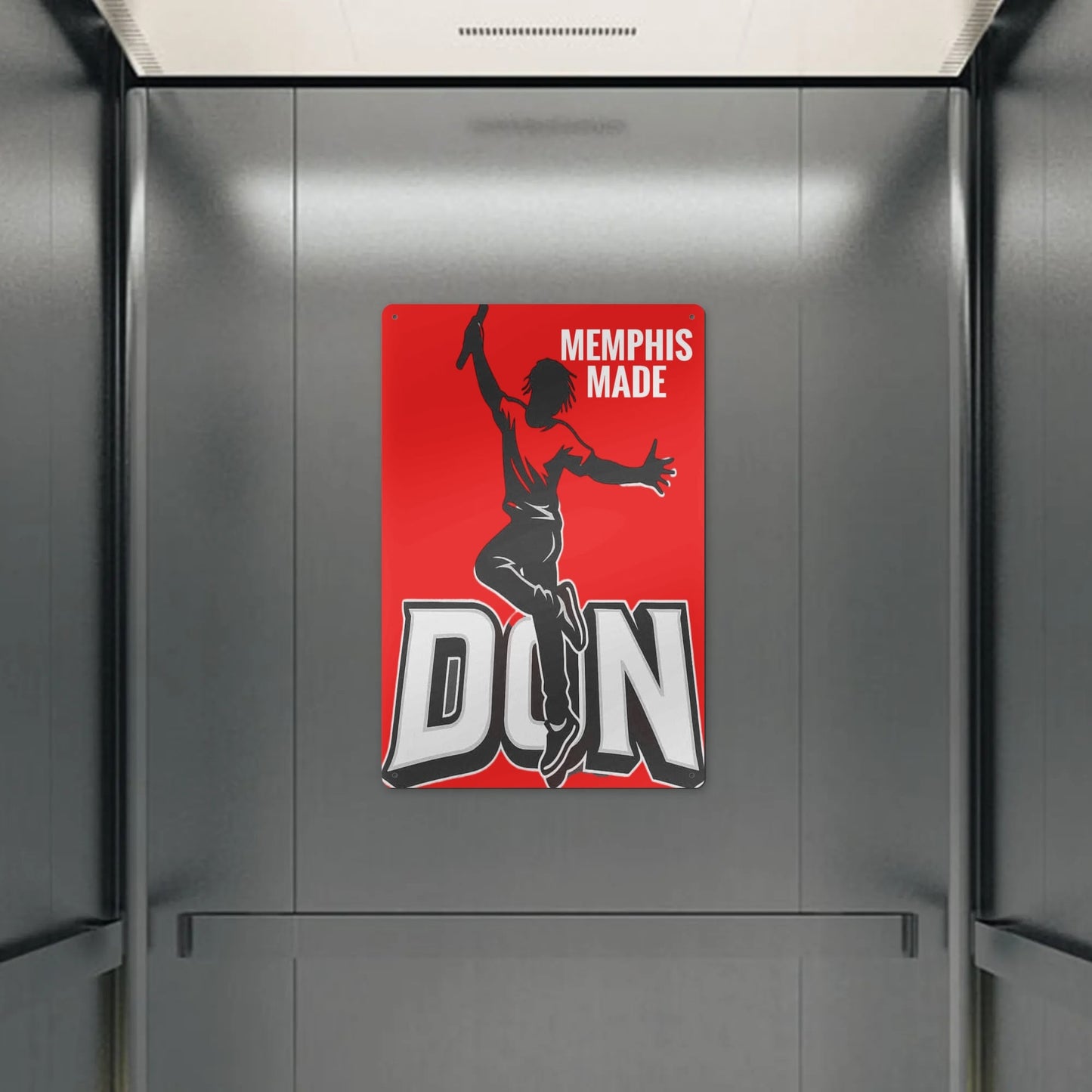 Don Skii Iron Sign Wall Art for Home Decor -Printed in Spain