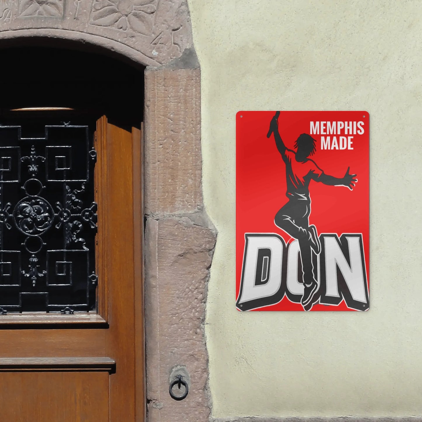 Don Skii Iron Sign Wall Art for Home Decor -Printed in Spain