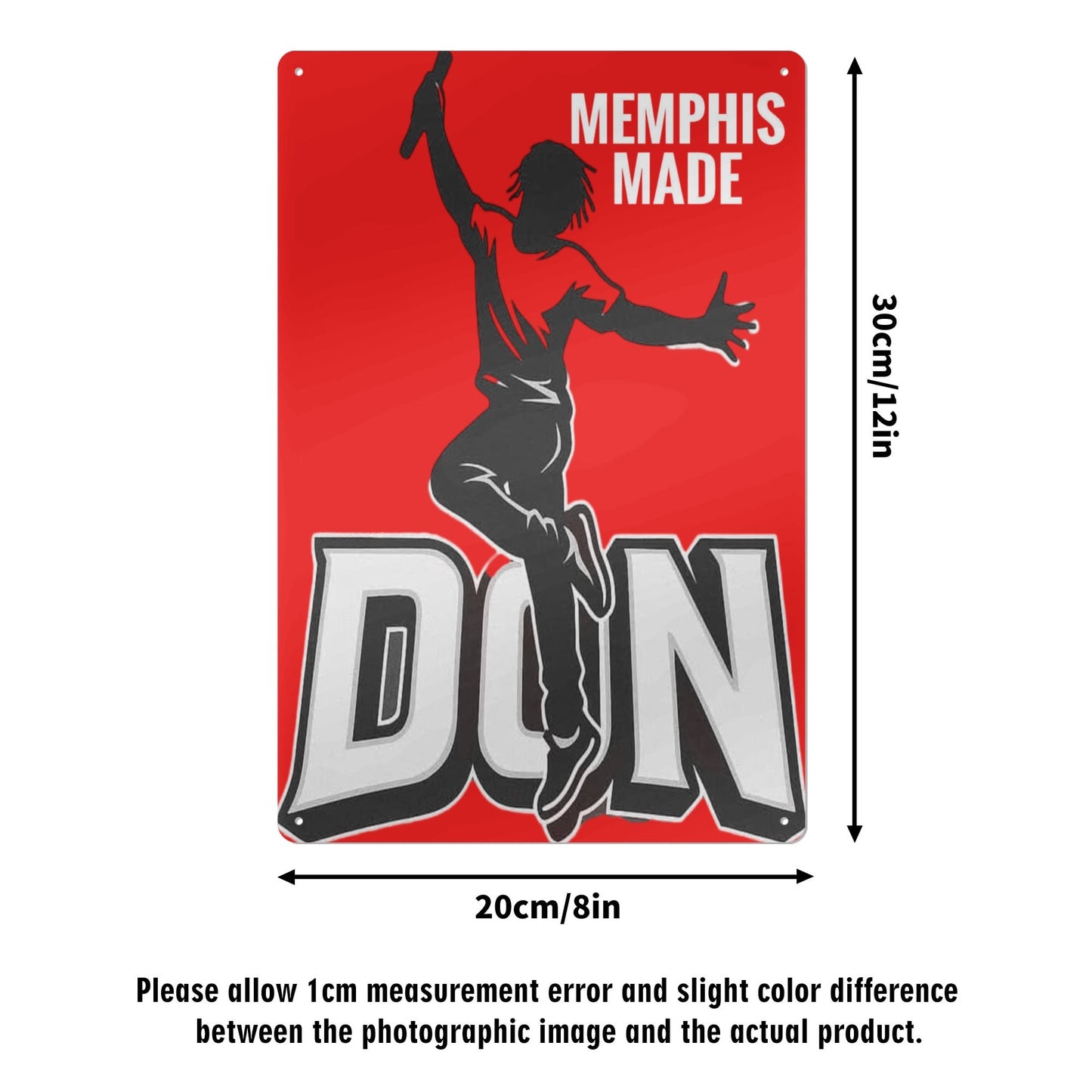 Don Skii Iron Sign Wall Art for Home Decor -Printed in Spain