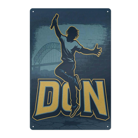 Don Skii Color Iron Sign Wall Art for Home Decor -Printed in Spain