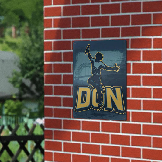 Don Skii Color Iron Sign Wall Art for Home Decor -Printed in Spain