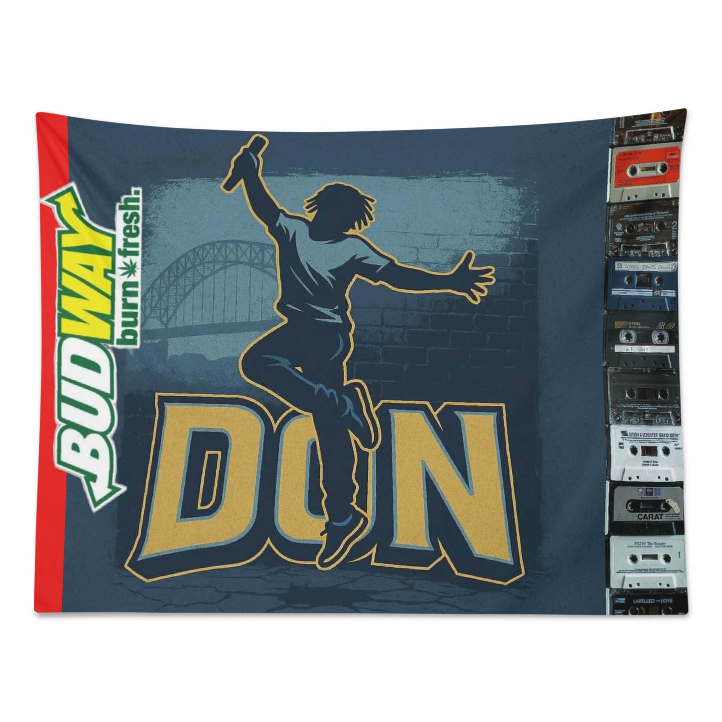 Don Skii Polyester Peach Skin Wall Tapestry 6 Sizes