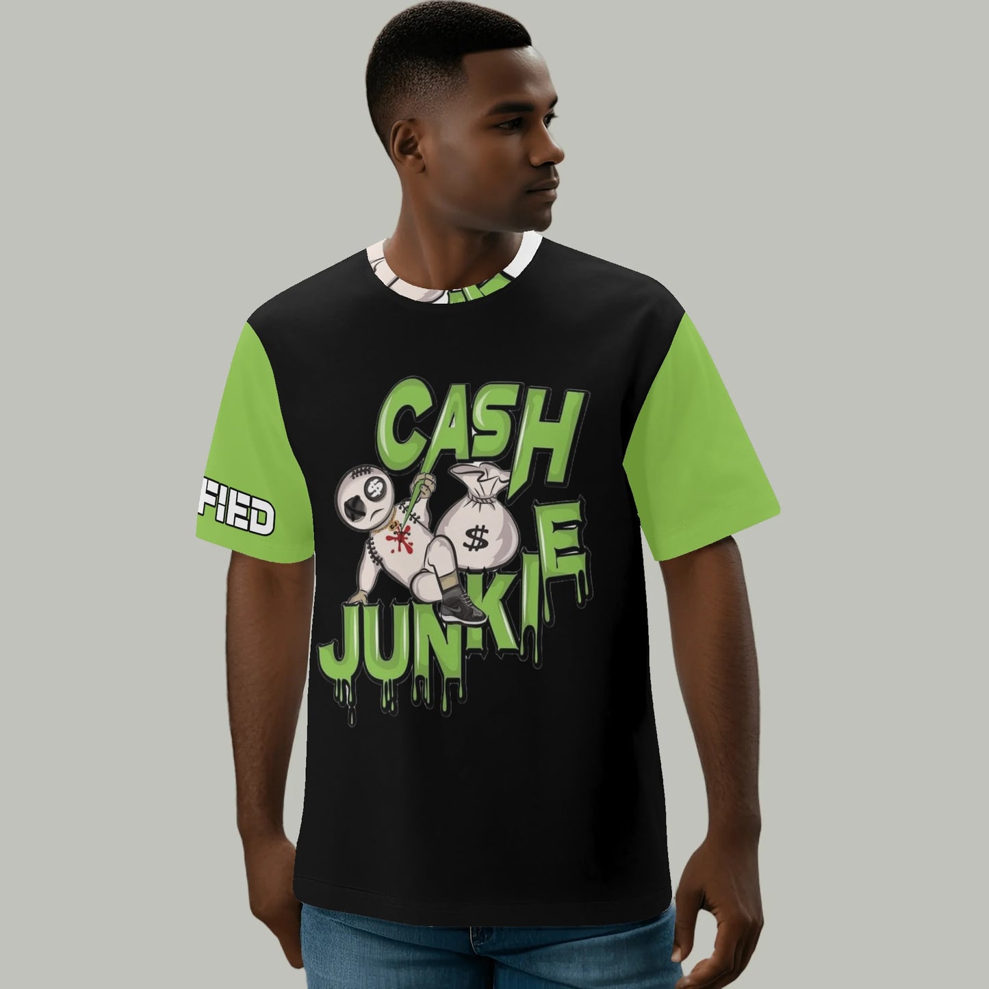 Mens Cash Junkie Classic T-Shirt