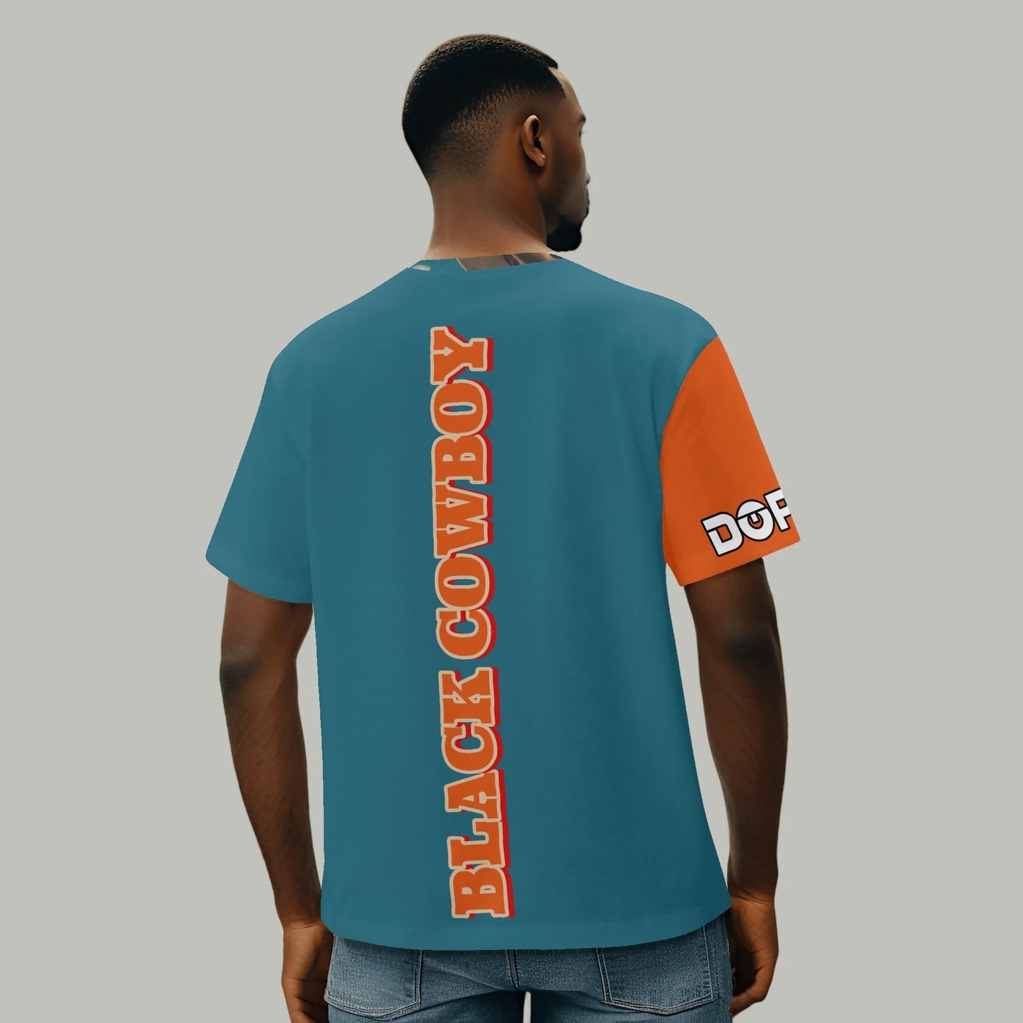 Round Up Black Cowboy Classic T-Shirt