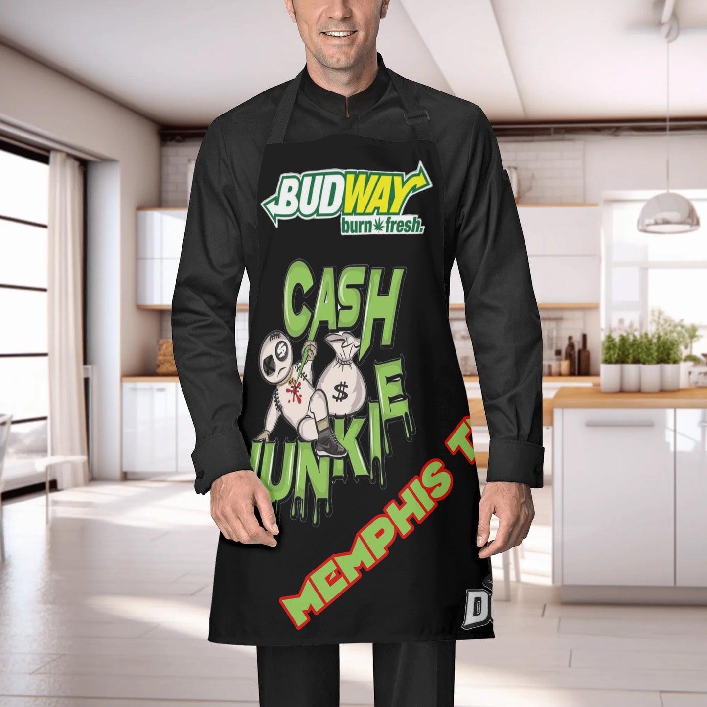 DON Skii Memphis Cash Junky Fashion Apron
