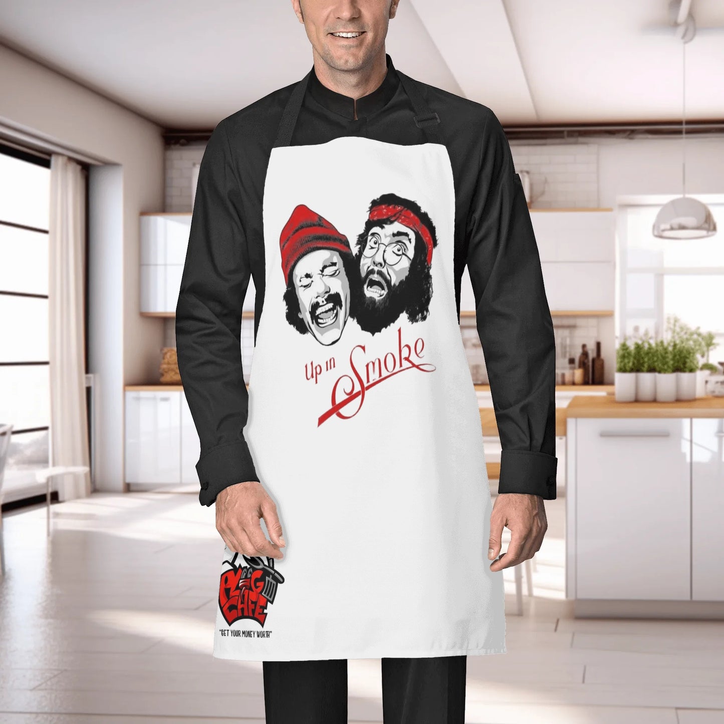 Cheek & Chong Up In Smoke Apron