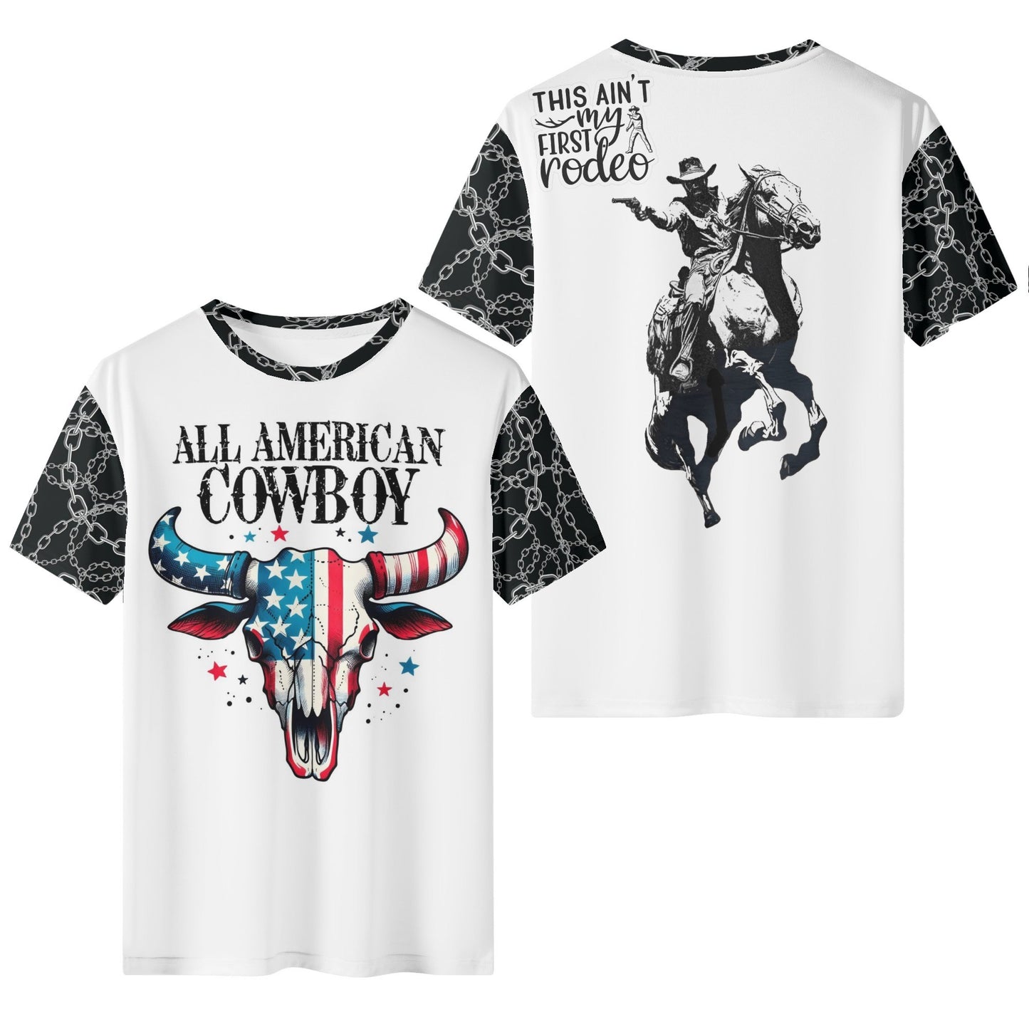 Mens American Cowboy Classic T-Shirt