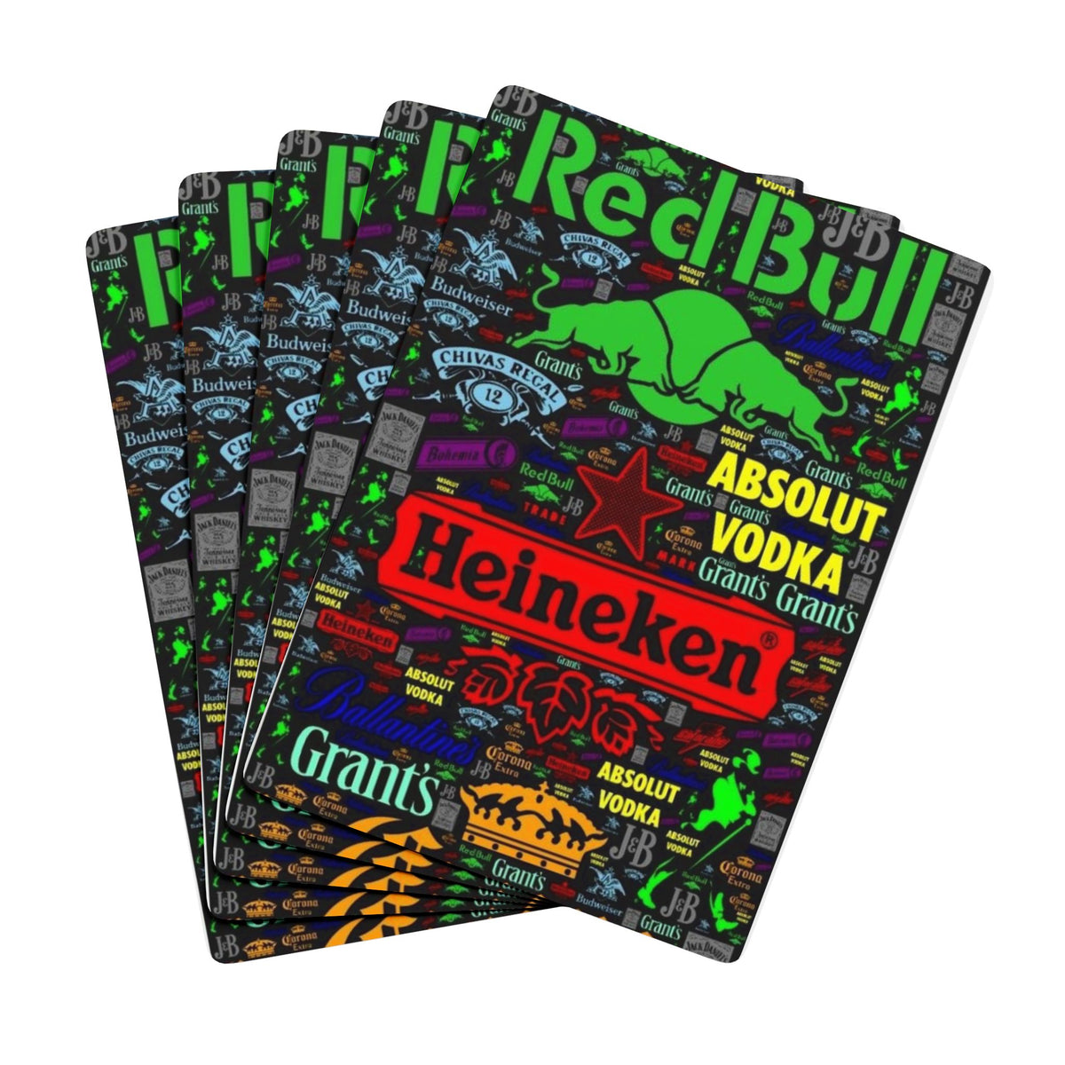Beer Headz Heineken  Poker Playing Cards