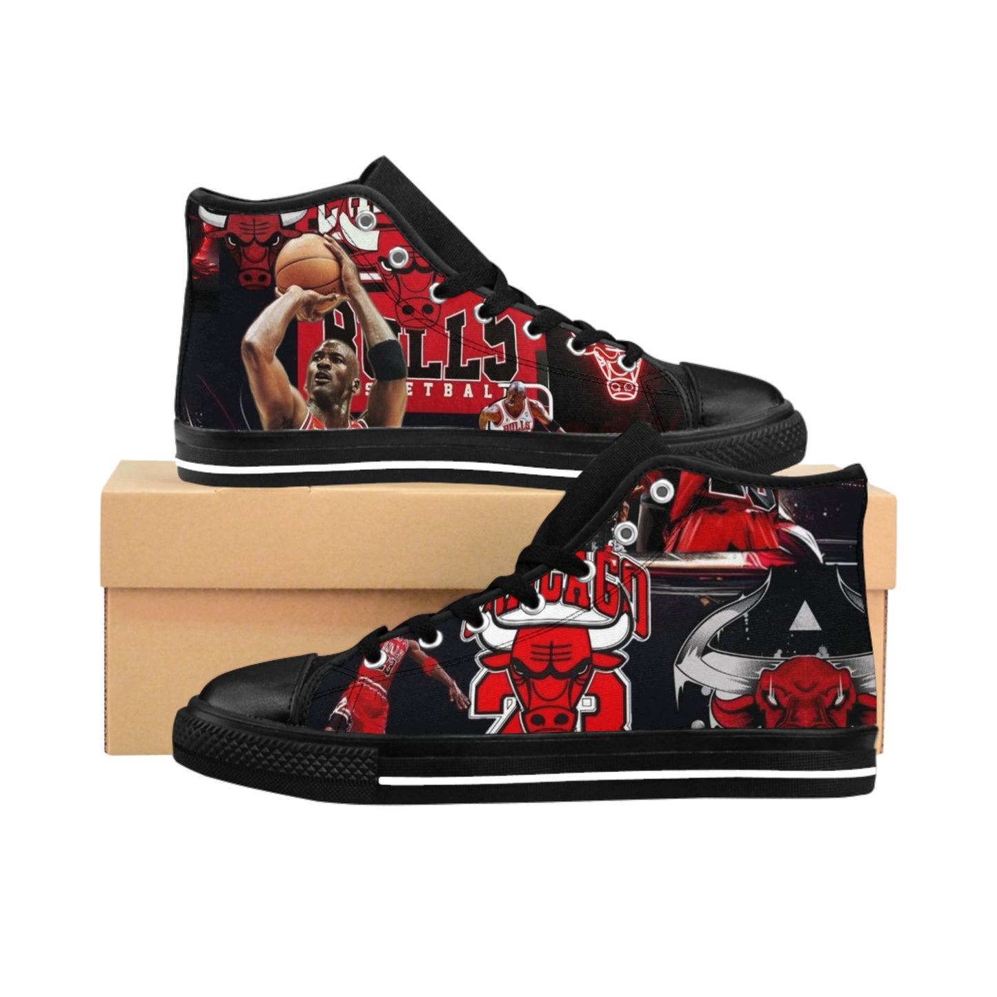 Mj 23 Bulls Men's Classic Sneakers