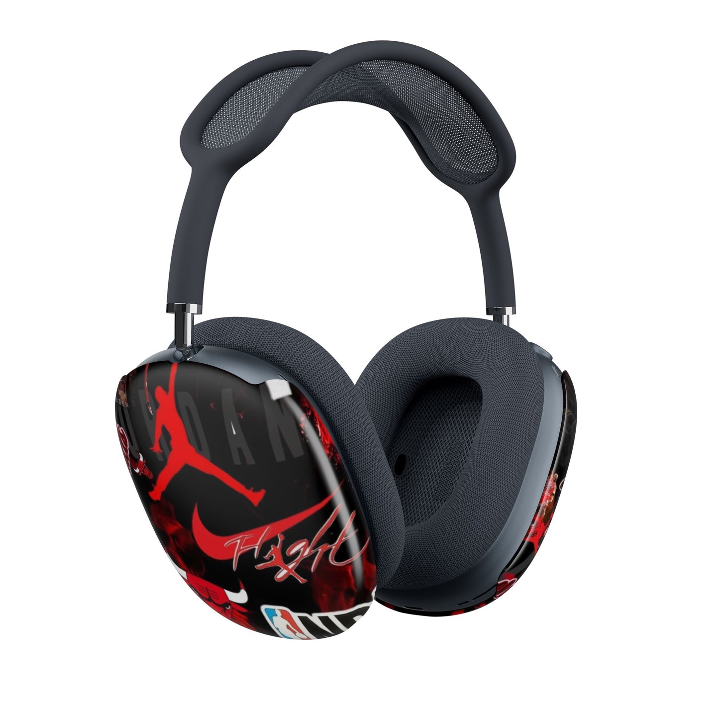 AirPods Max Case – Black Red Basketball 23 Jumpman Protective Skins
