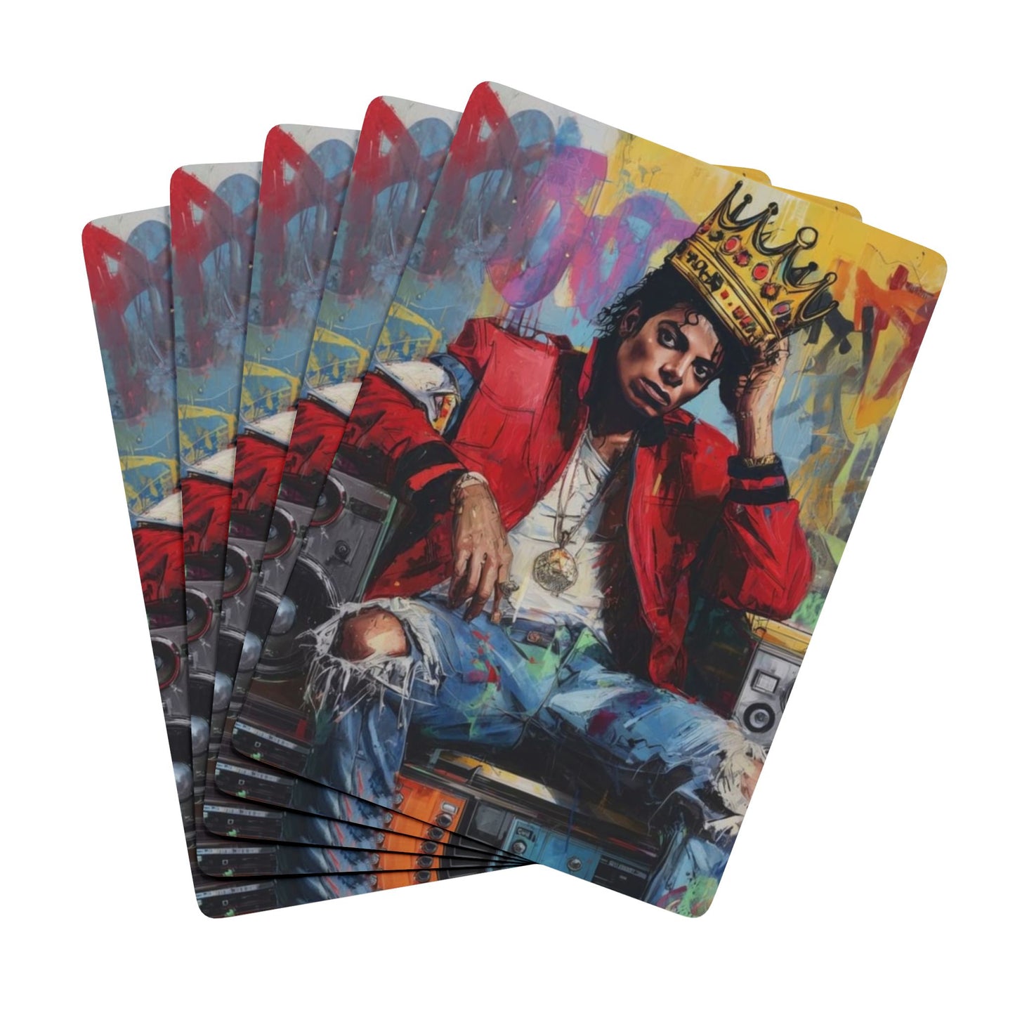MJ King Of PoP Poker Playing Cards