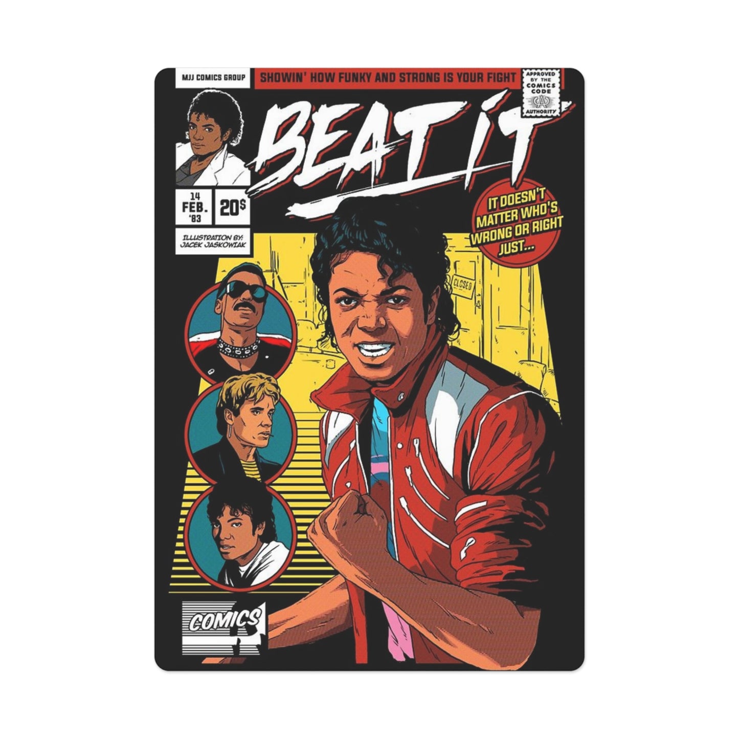 Mj Thriller Poker Cards