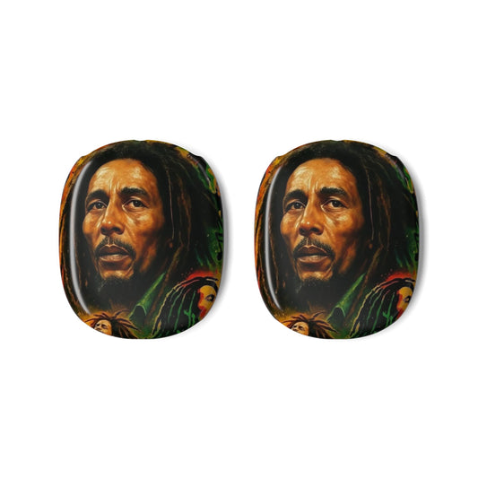 Marley Portrait AirPod Max Cases – Reggae Art Protective Ear Cup Covers