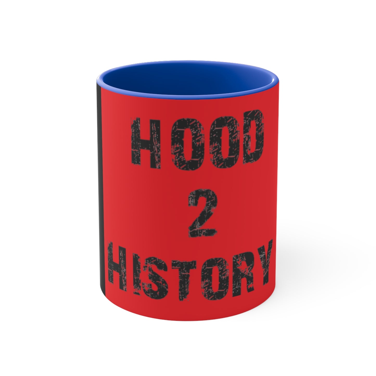Unique Inspirational 11oz Accent Mug - "Hood 2 History" & "No Days Off" | Perfect for Coffee Lovers, Gifts, Decor, Motivational