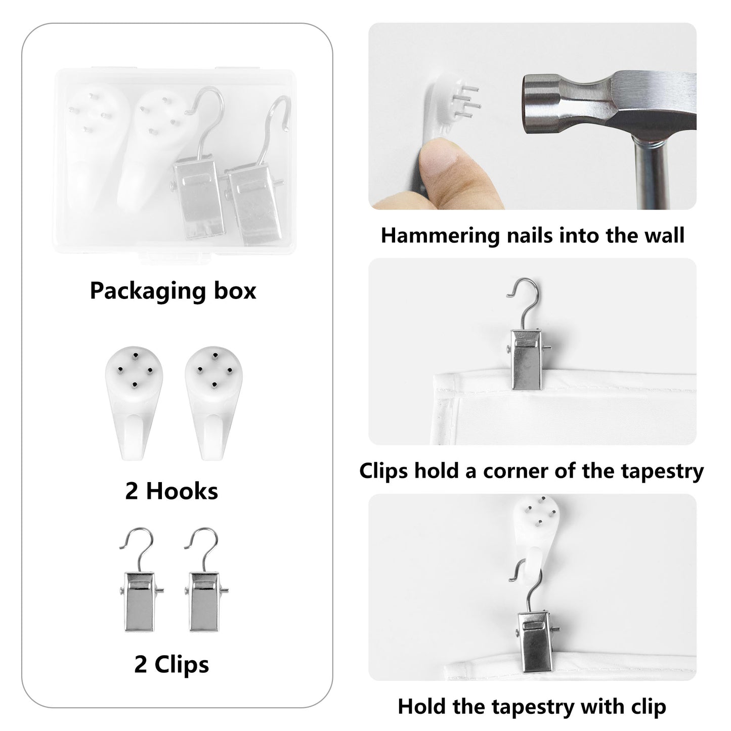 Don Skii Polyester Peach Skin Wall Tapestry 6 Sizes