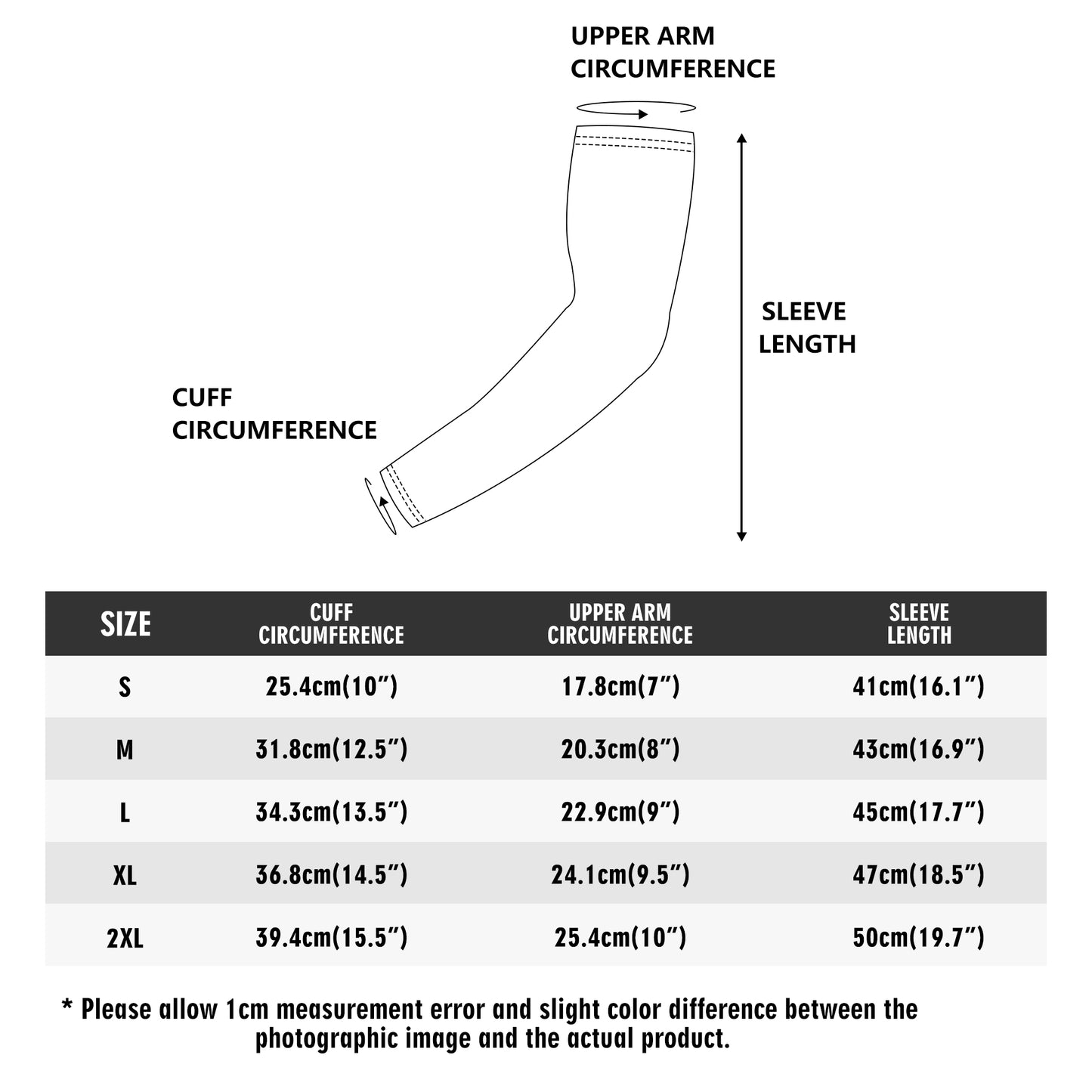 A Pair Cooling Arm Sleeves Arm Cover for UV Sun Protection