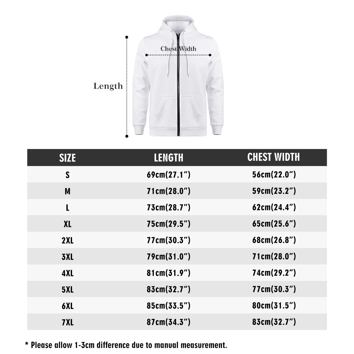 Mens DON They Not Like US Classic Zip Up Hoodie Warm Jacket