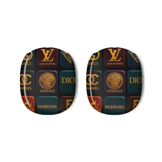 Designer Remix Collage AirPods Max Case – Luxury Emblems