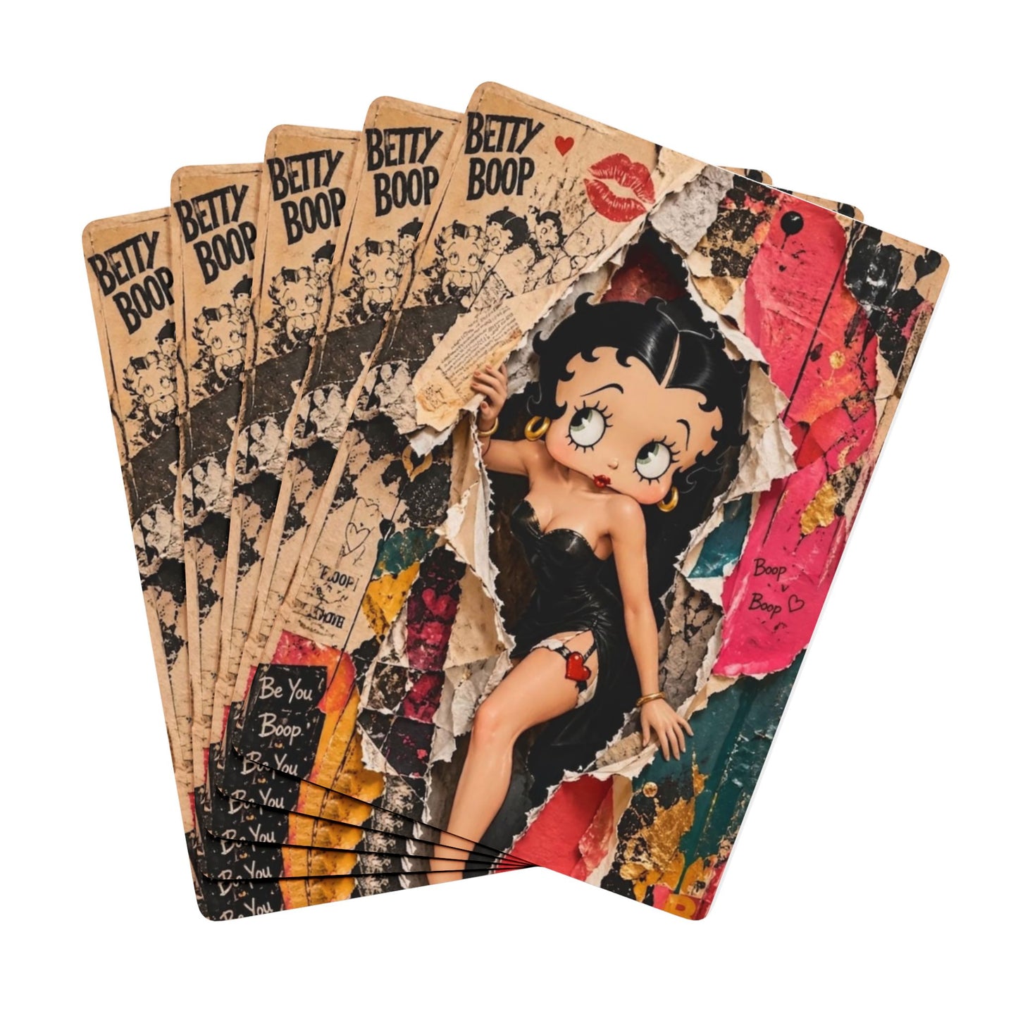 30Poker Playing Cards Betty Boop Classic