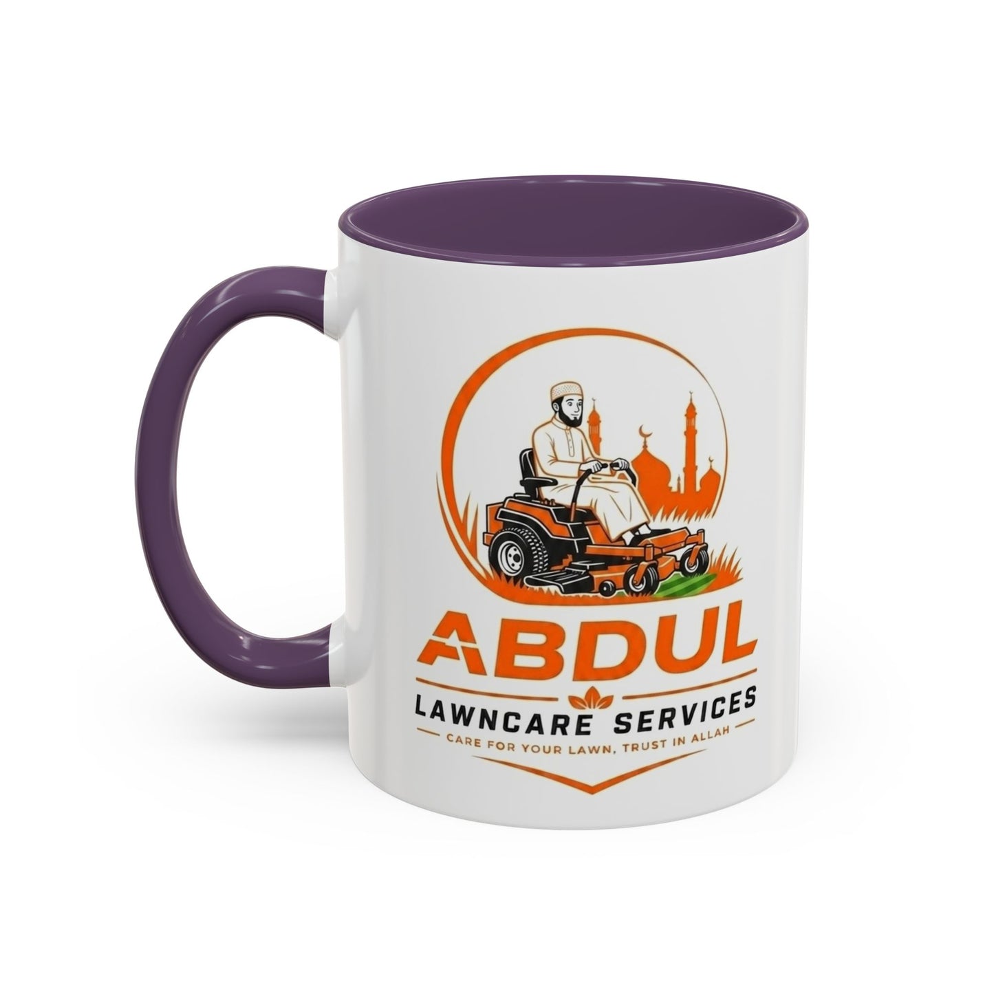Abdul Lawncare Accent Coffee Mug (11, 15oz)