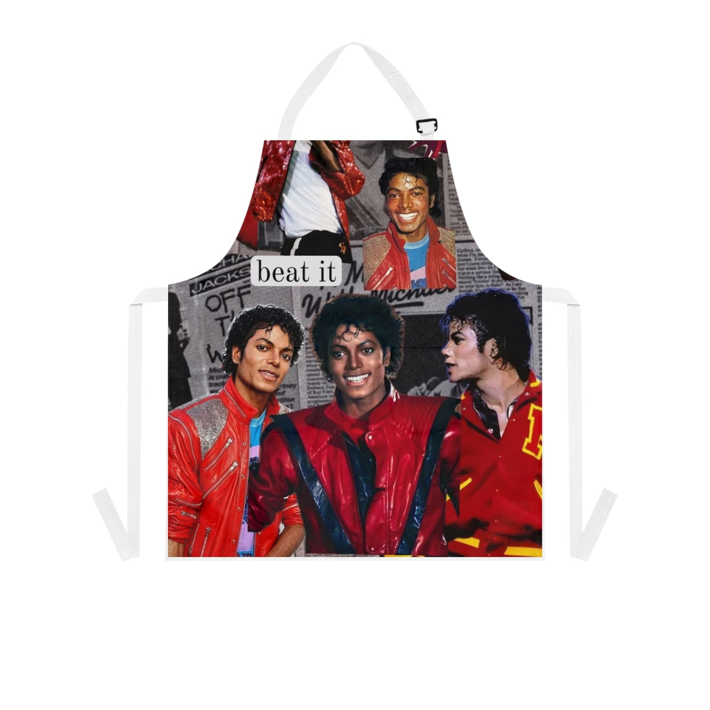 M. Jackson Thriller collage Apron