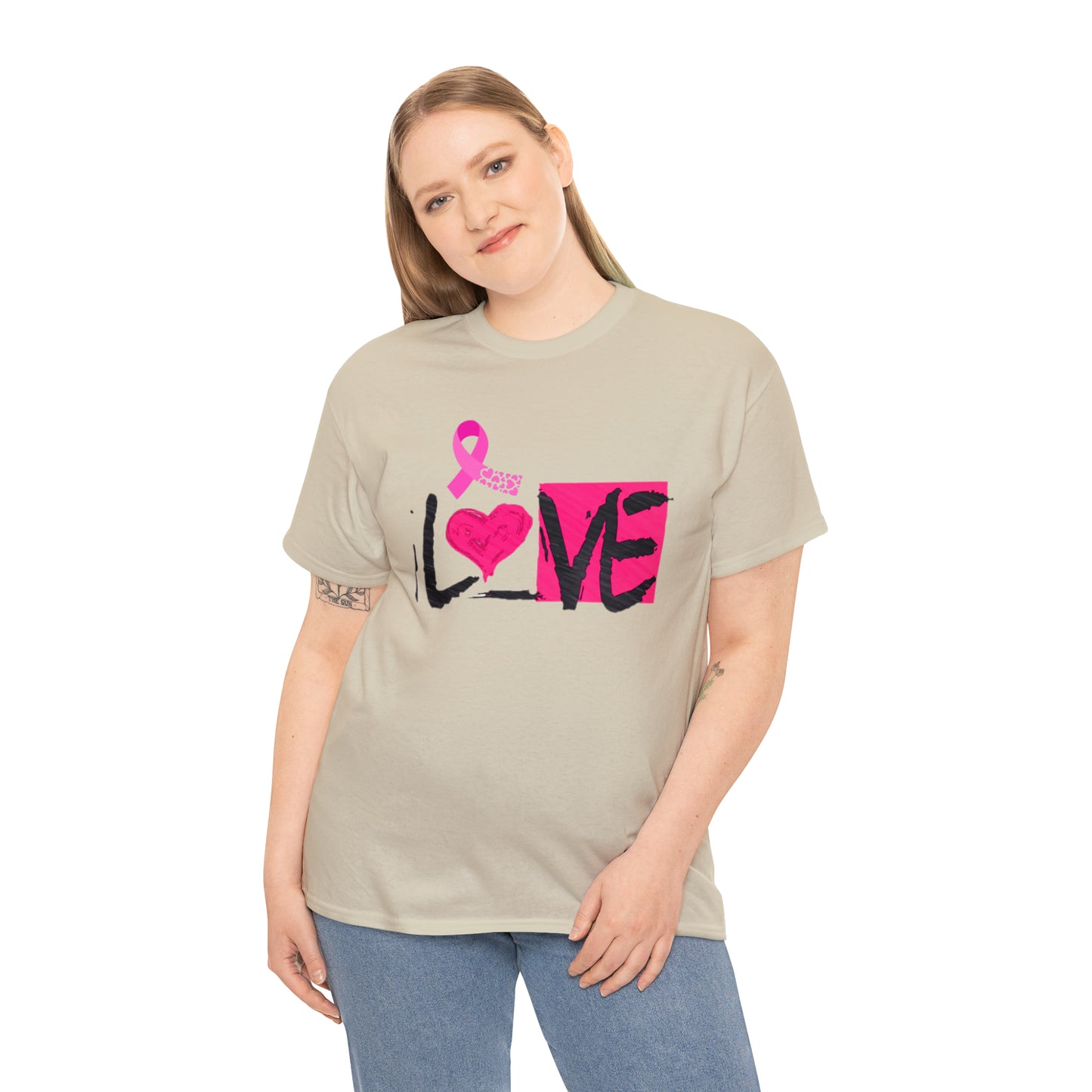 Fight Version 🥊🎀Breast Cancer Awareness L♥️VE Tee/ Sean Breed Edition🎀