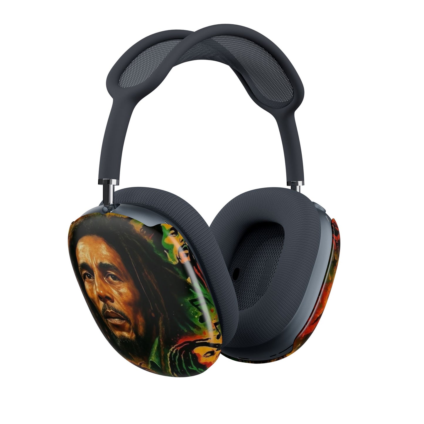 Marley Portrait AirPod Max Cases – Reggae Art Protective Ear Cup Covers