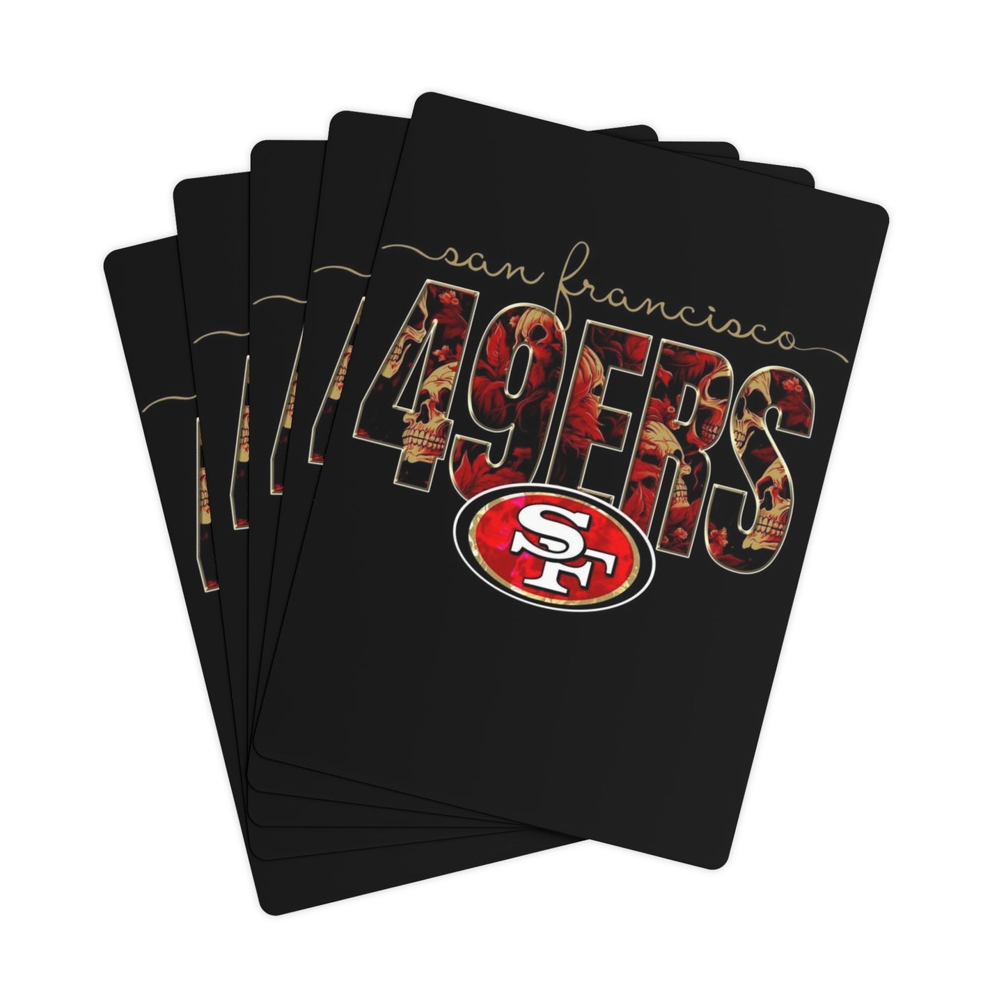 SF Niners Poker Cards