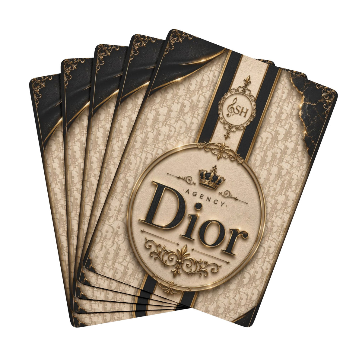 Luxury Brand Dior Poker Playing Cards