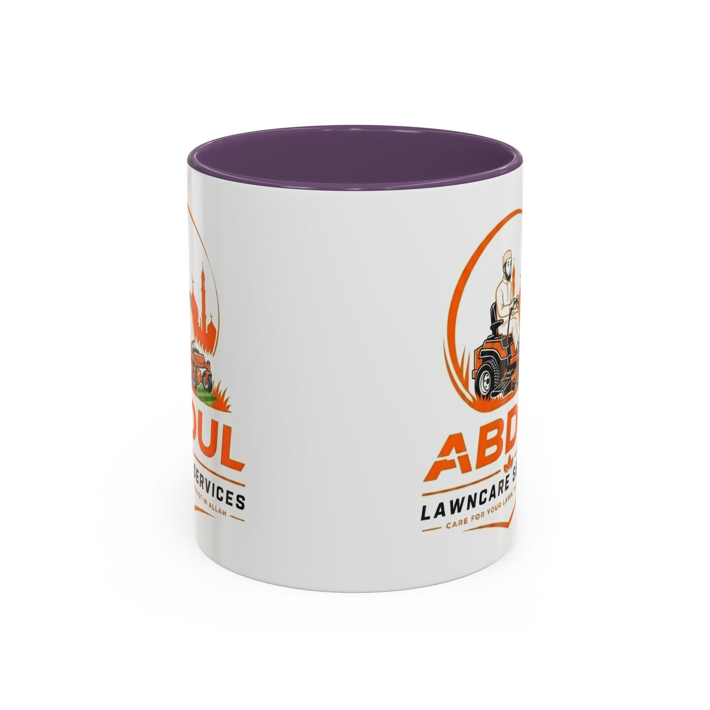 Abdul Lawncare Accent Coffee Mug (11, 15oz)