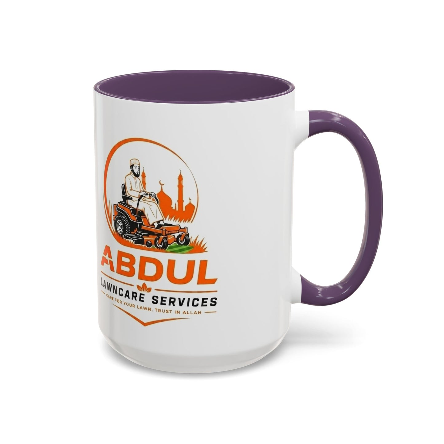 Abdul Lawncare Accent Coffee Mug (11, 15oz)