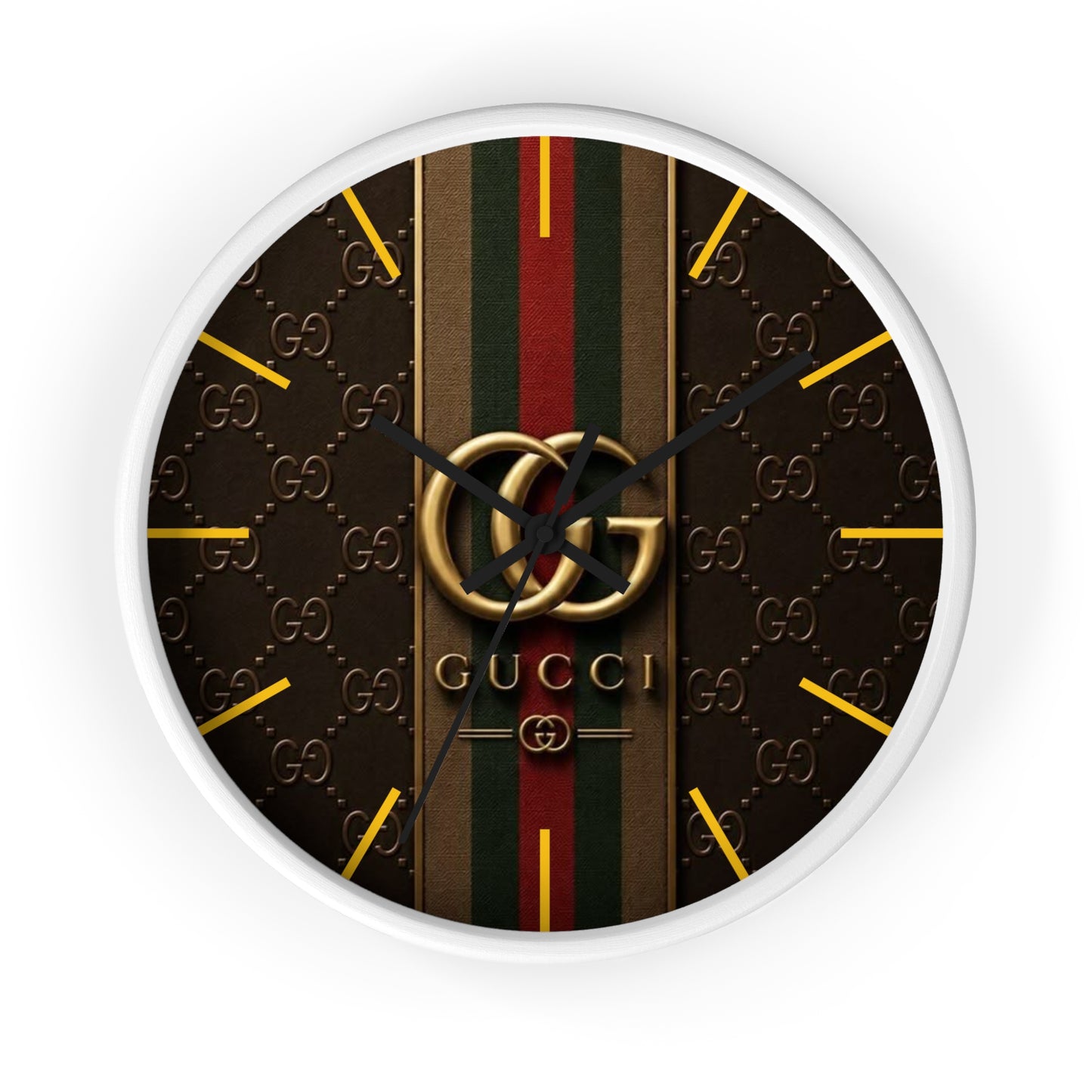 GG luxury brand wall Clock