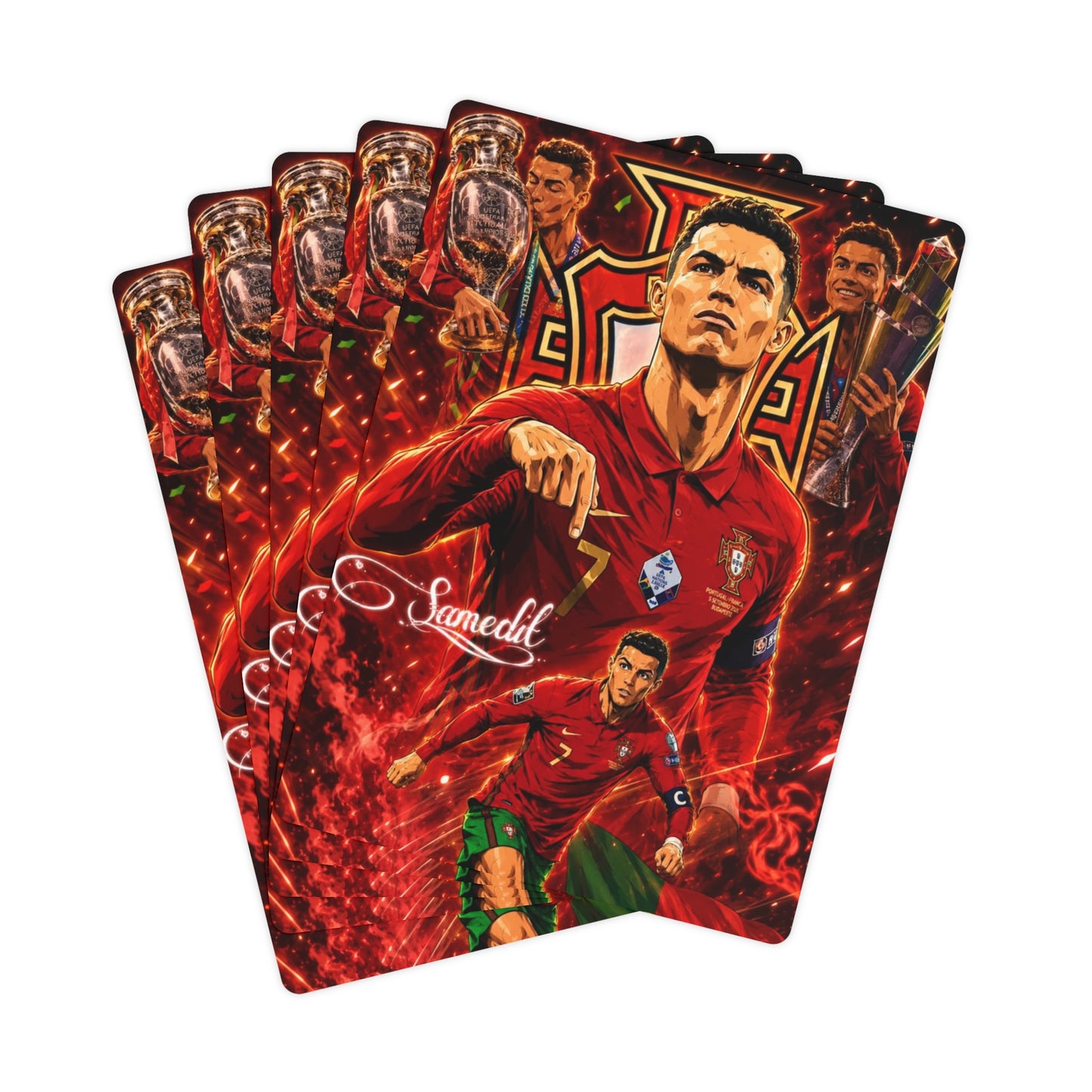 Ronaldo Poker Cards