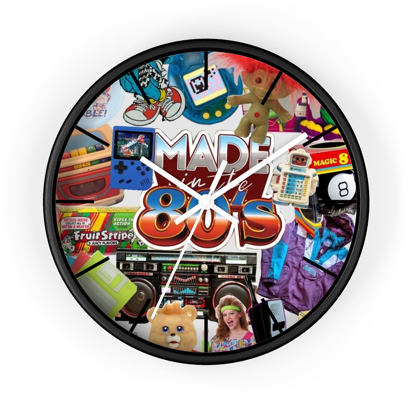 80s Baby Wall Clock version #1