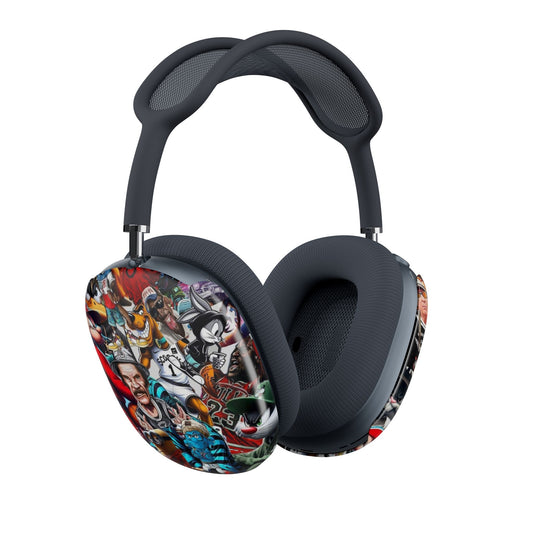 AirPods Max Case — Toon Collage Graphic Protective Skins