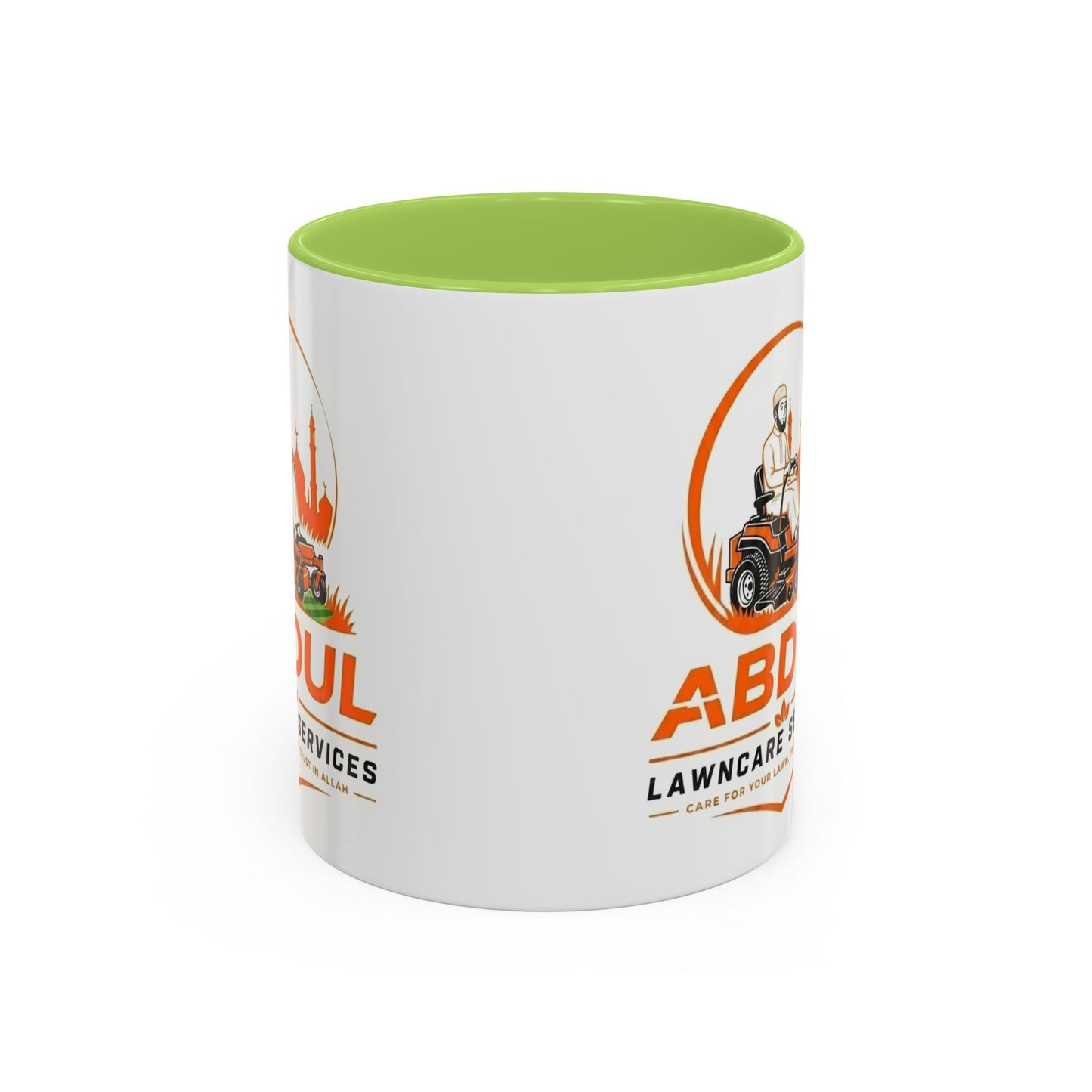 Abdul Lawncare Accent Coffee Mug (11, 15oz)