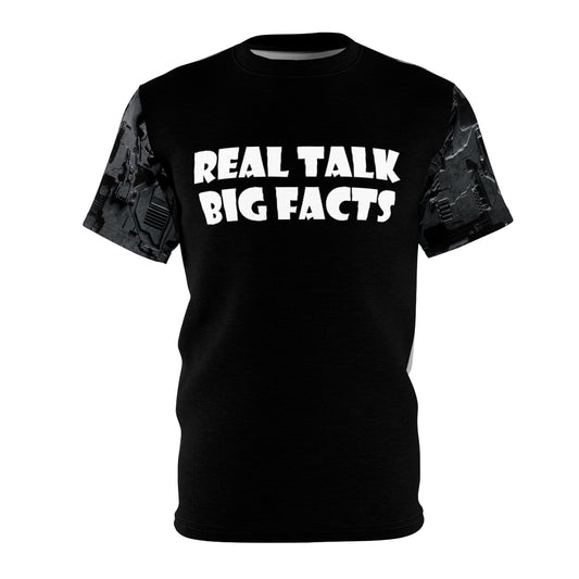 Real Talk BiG Facts "Camo Puzzle Mechanical" Unisex Cut & Sew Tee