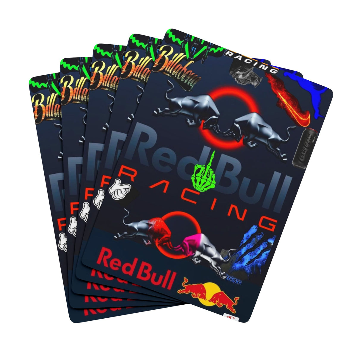 Luxury Brand Racing Affiliate Poker Playing Cards