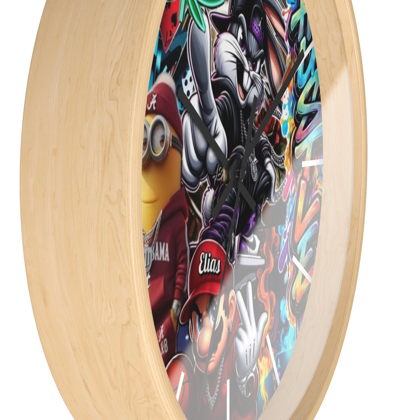HoodToons Wall Clock