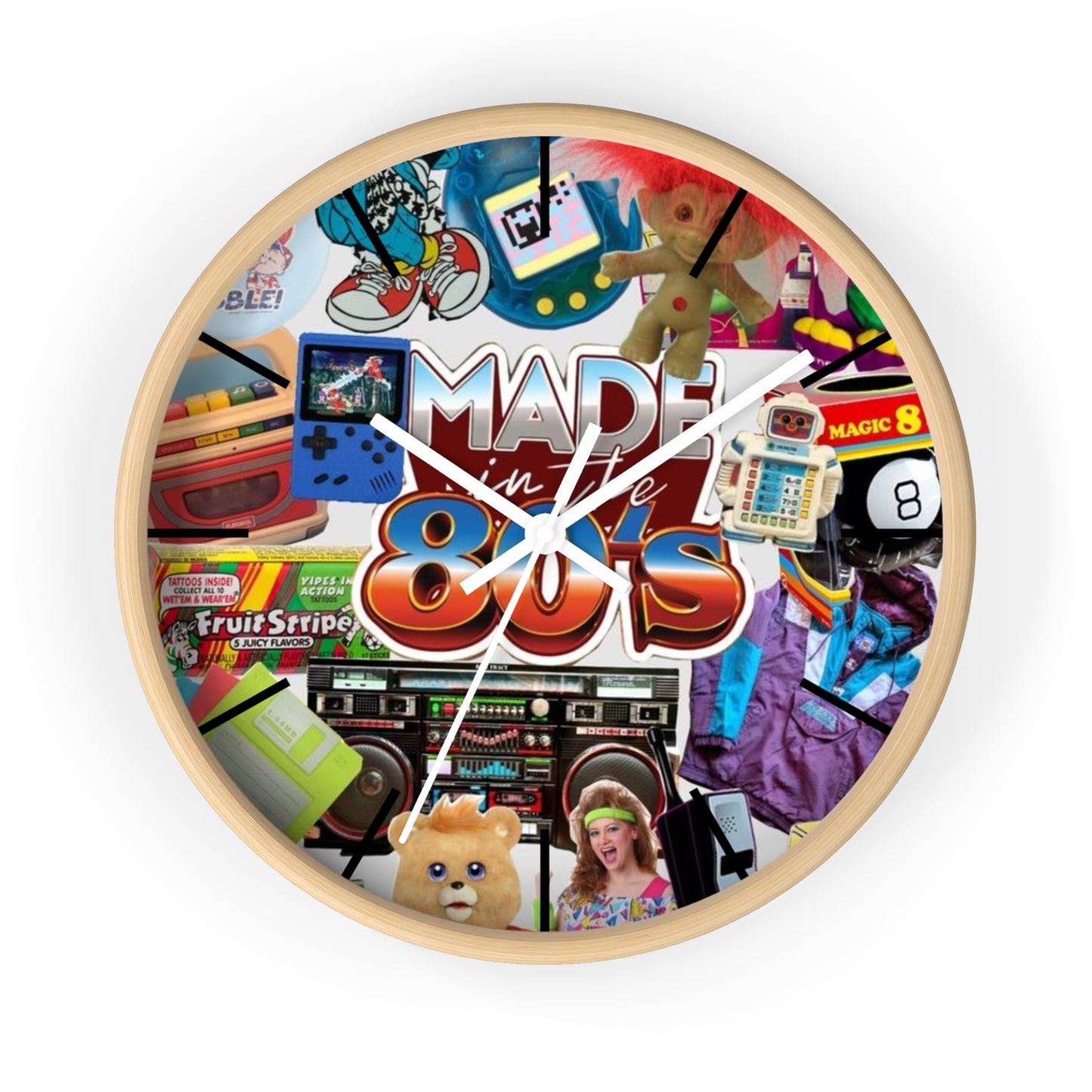 80s Baby Wall Clock version #1