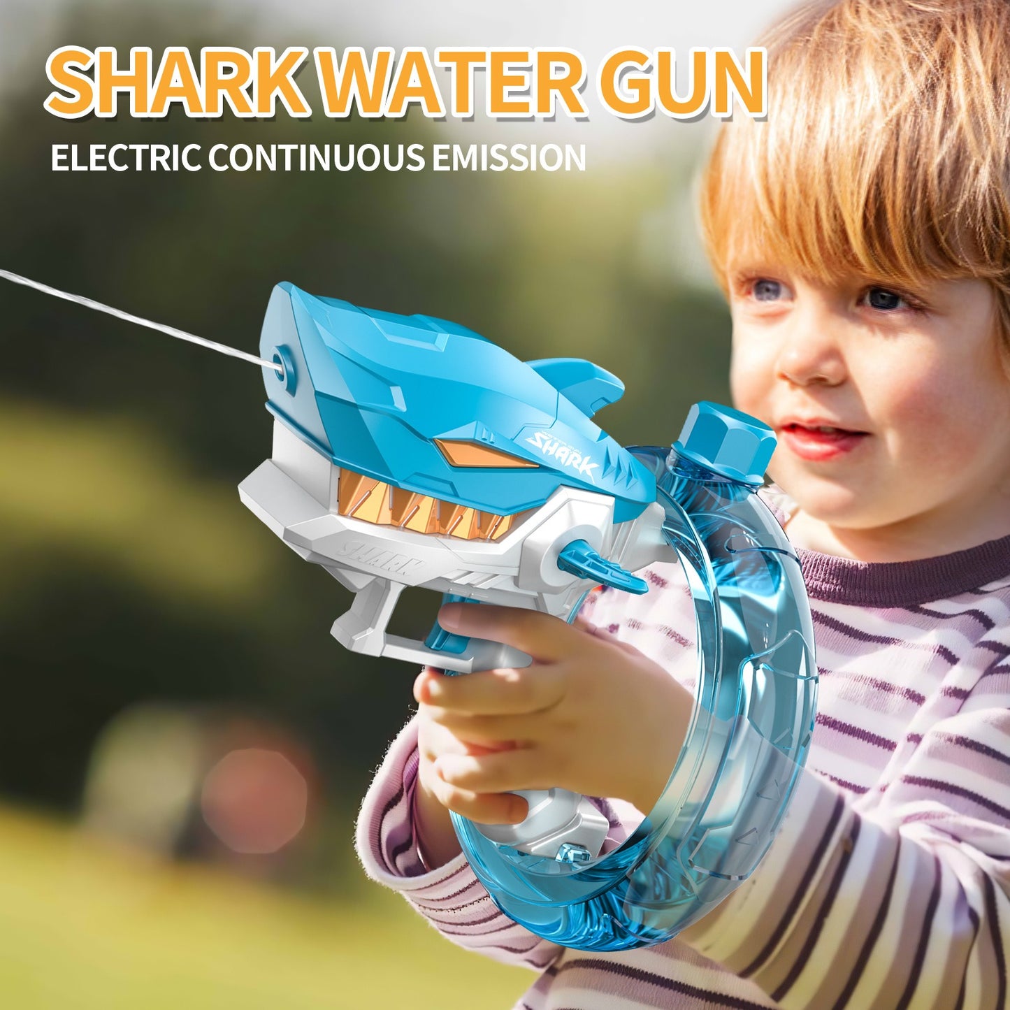 New Shark Electric Water Gun Toys Fully Automatic Continuous Fire