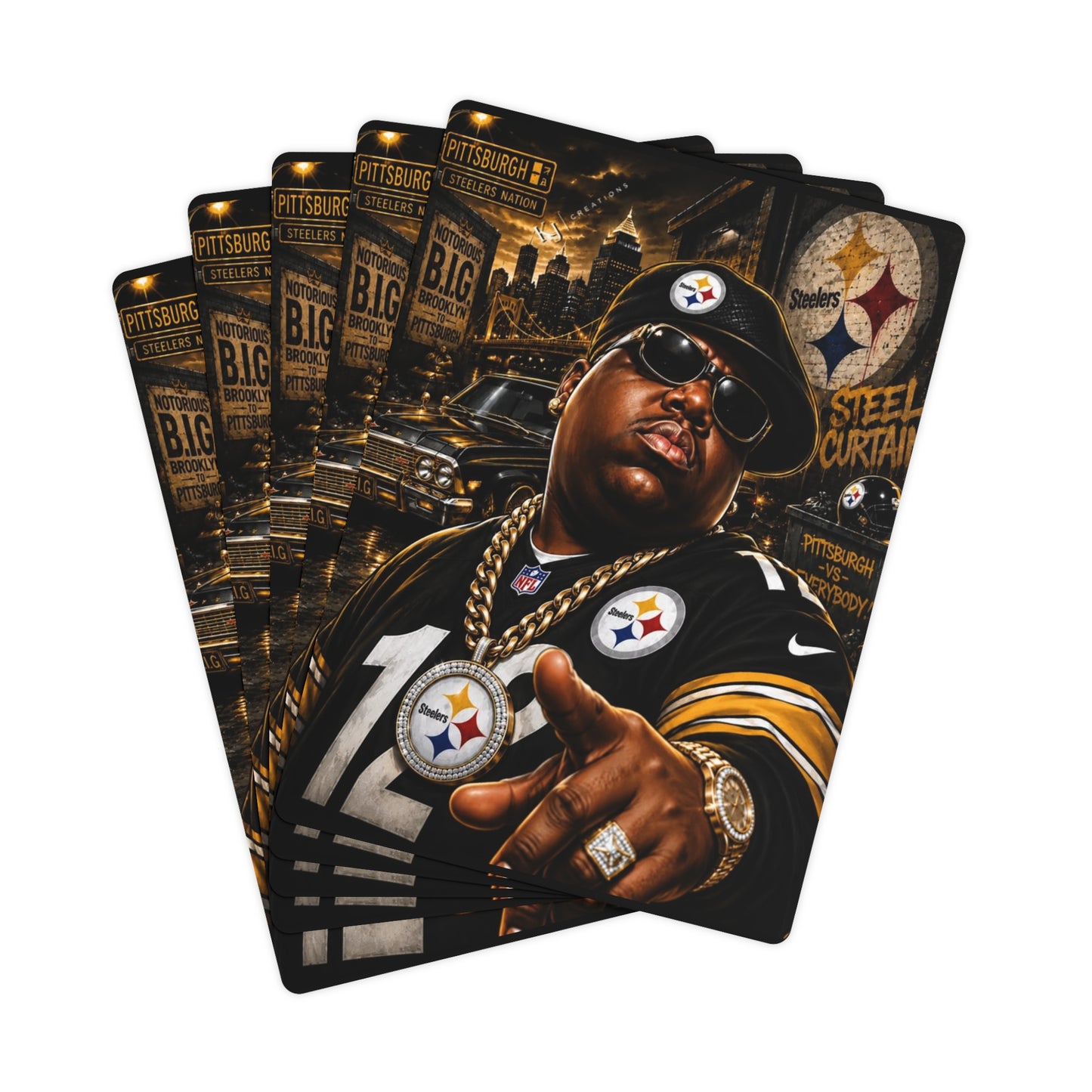 Pittsburgh Biggie Poker Cards