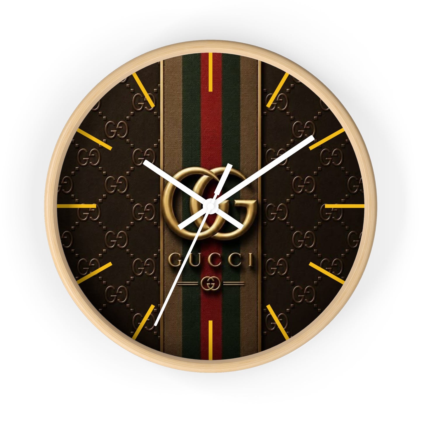 GG luxury brand wall Clock