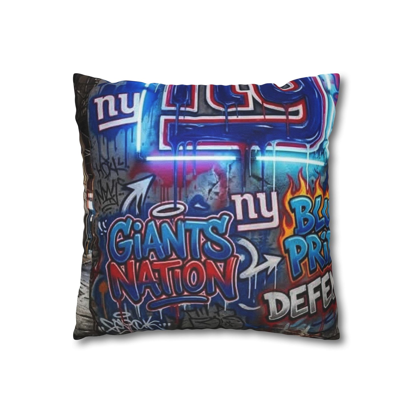 NYG Spun Polyester Square Pillowcase