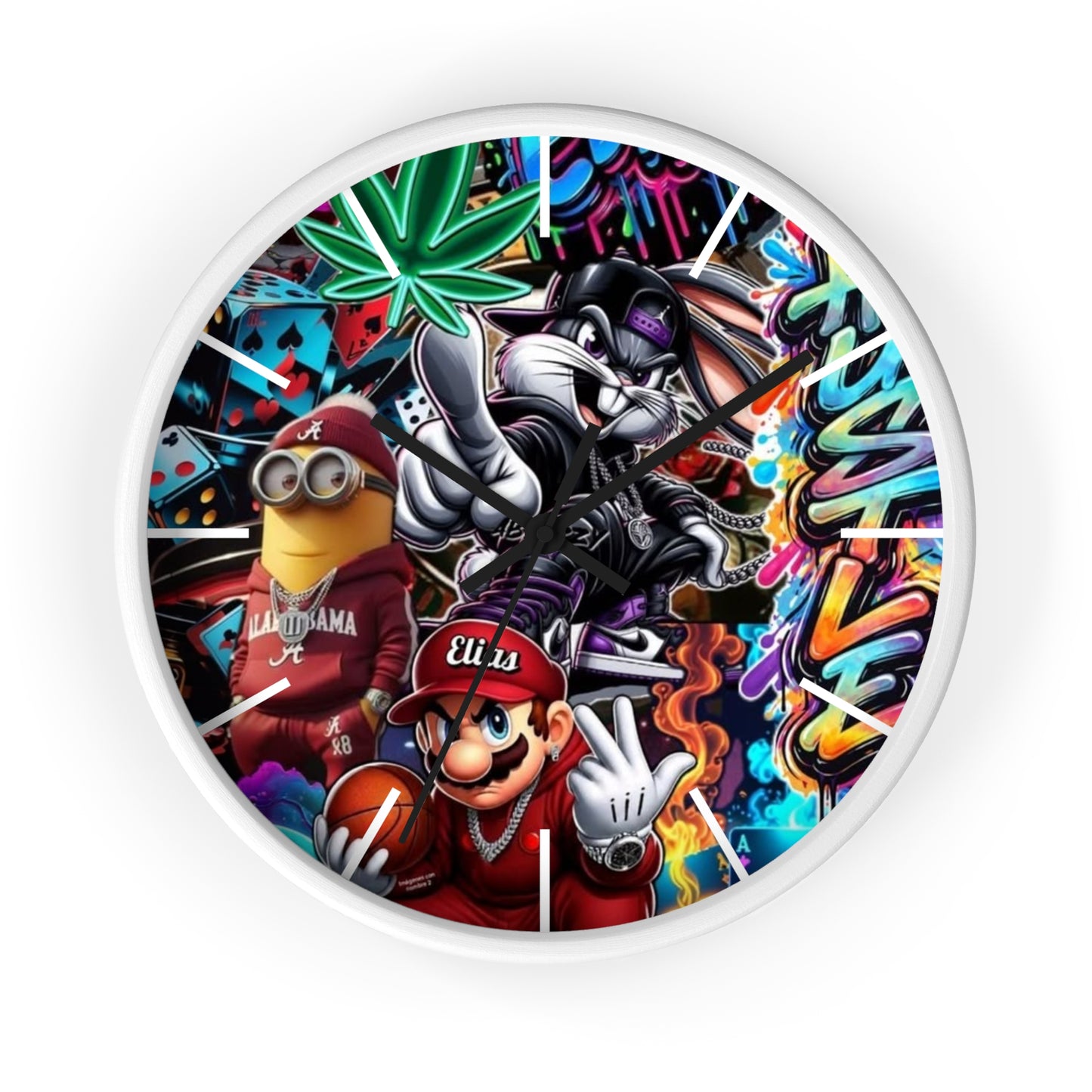HoodToons Wall Clock
