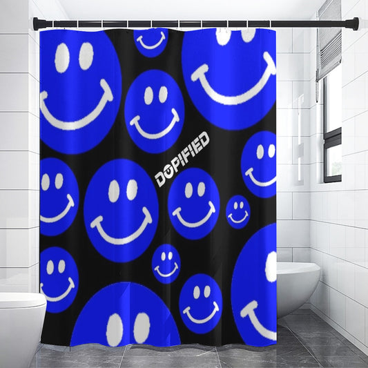Emo Smiley DOPiFiED Shower curtains