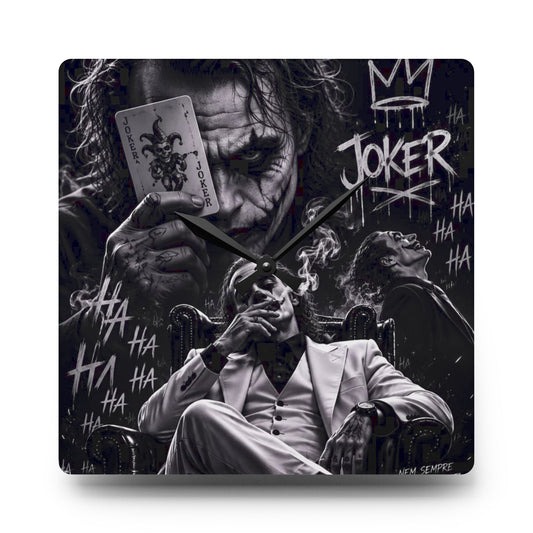 Da Joker Acrylic Wall Clock
